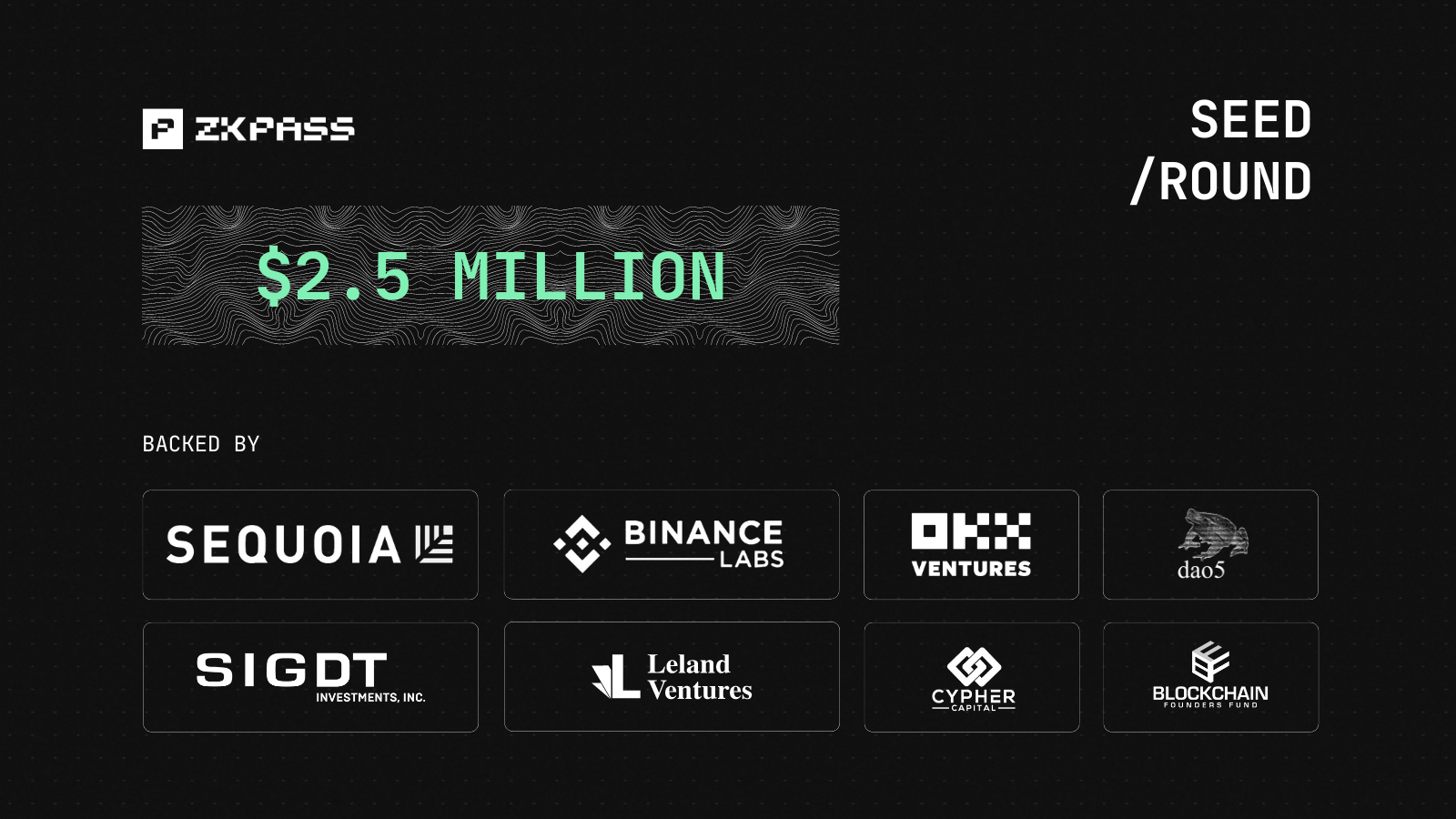 Binance Labs, Sequoia China and Others Invest $2.5 Million in zkPass